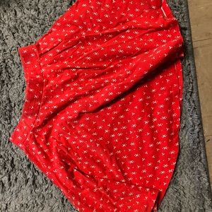 Orange & white skirt!